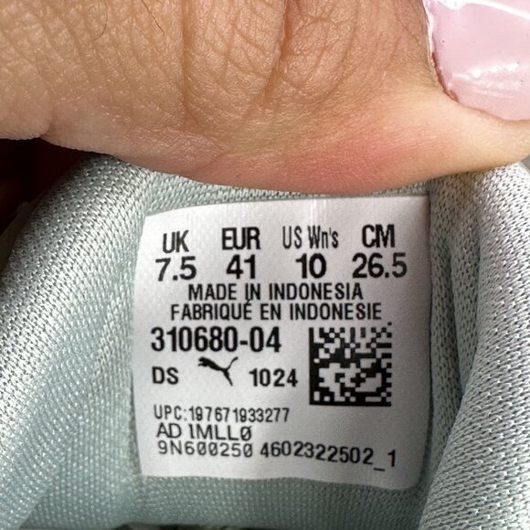 Puma Soft Ride Women's size 10 Light Green Lightweight Running Shoes - Picture 8 of 8